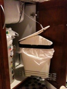 Ikea leftover’s garbage can with auto open