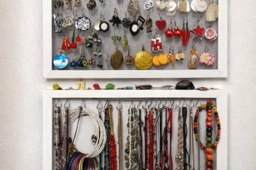 ikea picture frame jewelry organizer display
