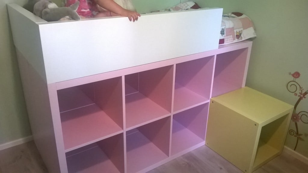 Kid's Bookshelf Bed IKEA Hackers