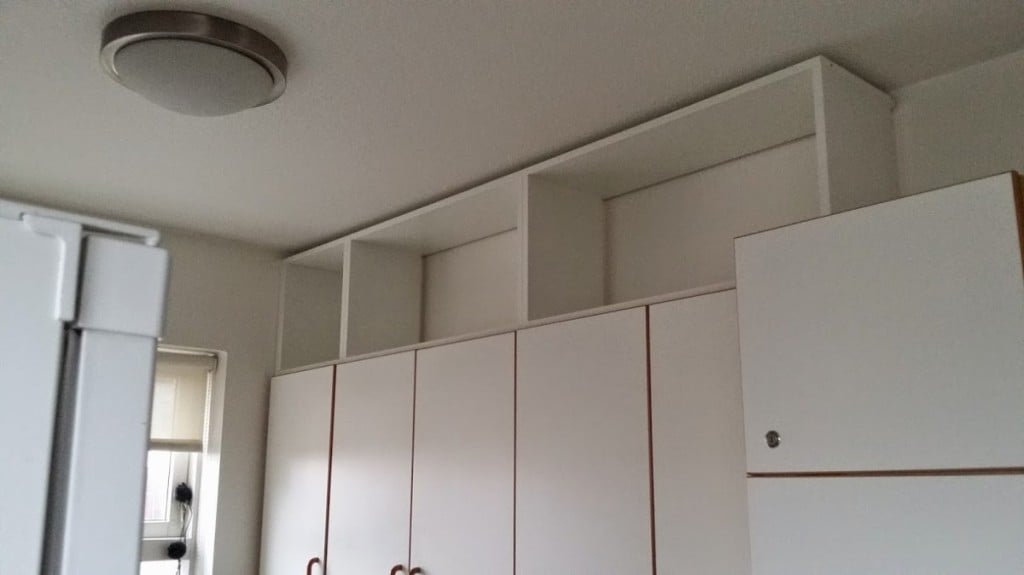 Kitchen cabinet extension using IKEA Billy