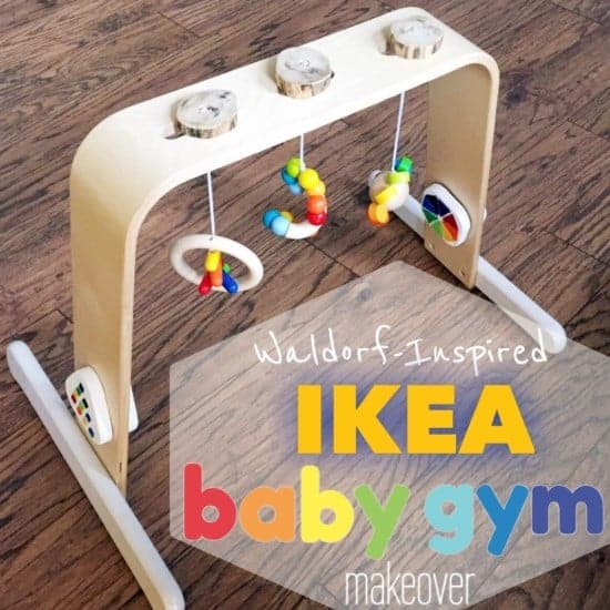 waldorf inspired baby gym