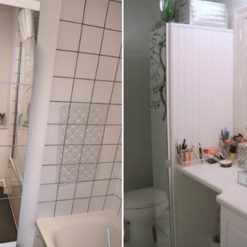 How to make an affordable Bathroom Towel Ladder - IKEA Hackers