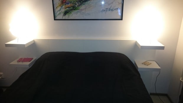 Easy DIY headboard for your bed - IKEA Hackers