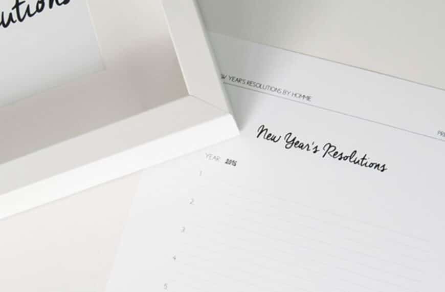 new year resolution ideas