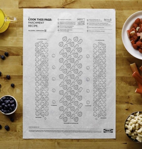 Cook This Page is IKEA's brilliant cooking hack IKEA Hackers