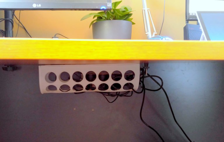 Cheapest ever cable management hack