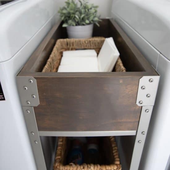 Skinny rolling storage cart to fit between washer dryer IKEA Hackers