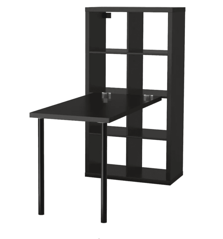 Help! KALLAX desk combination in horizontal position?