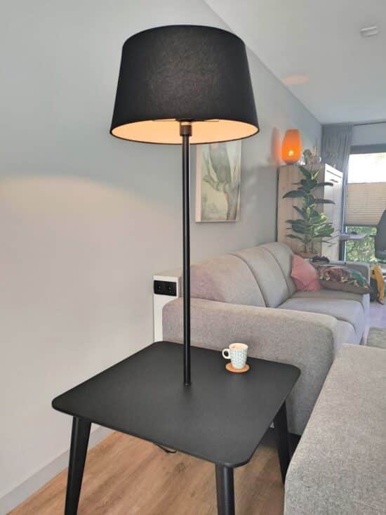 DIY Table with lamp attached IKEA Hackers