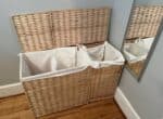 IKEA laundry hamper hack: From 2 to 3 sections