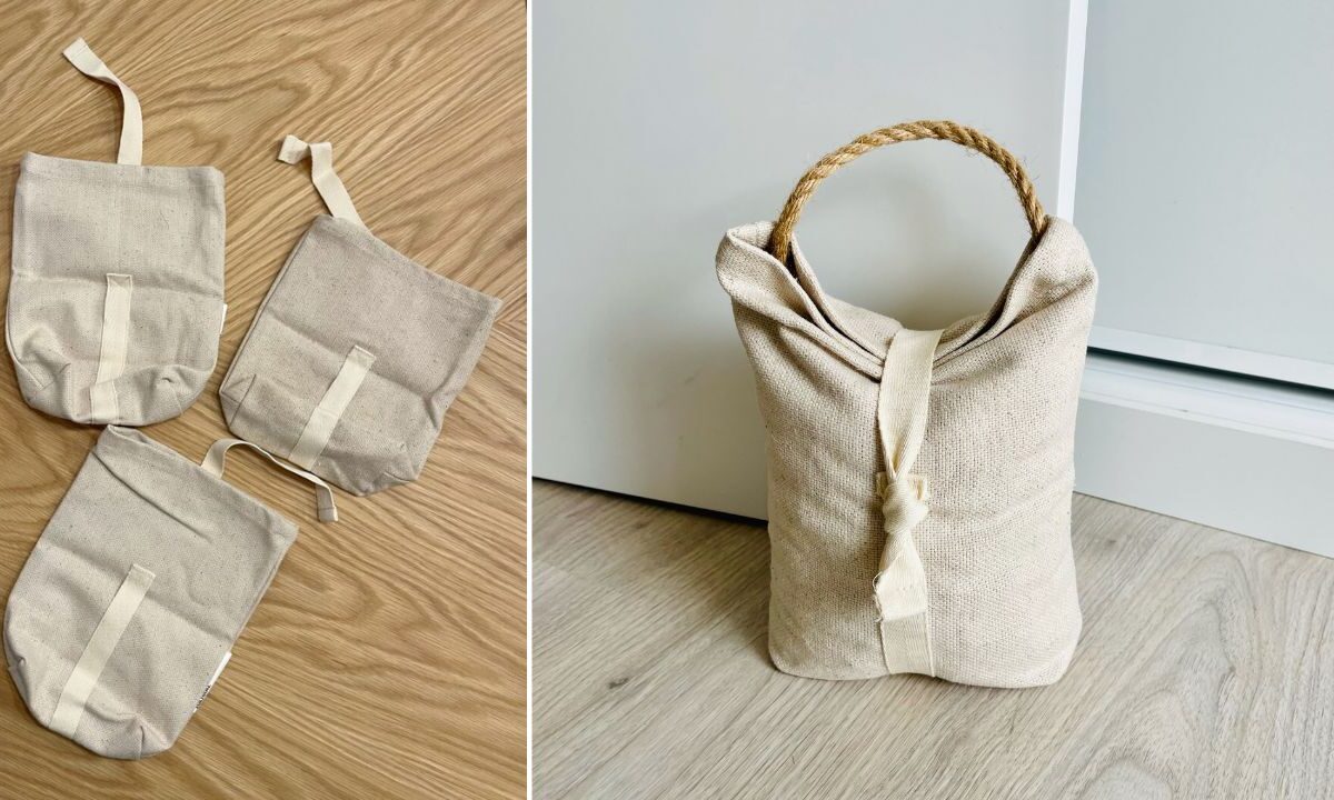 diy door stopper, homemade door stopper