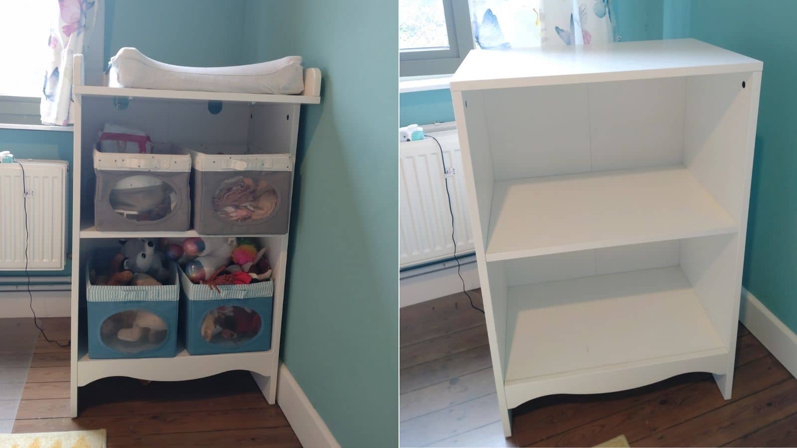 How to Repurpose a Changing Table into a Beautiful Kids' Wardrobe IKEA Hackers