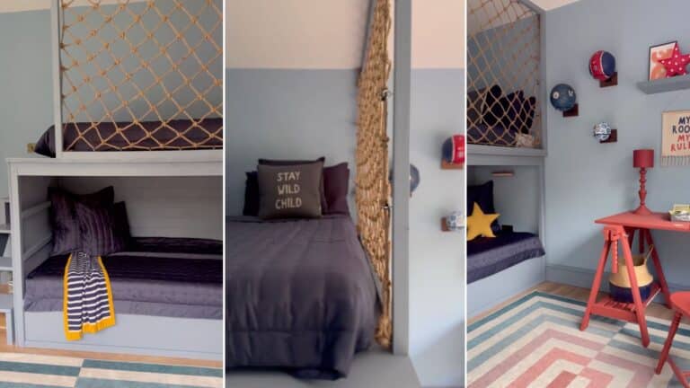 football bunk bed