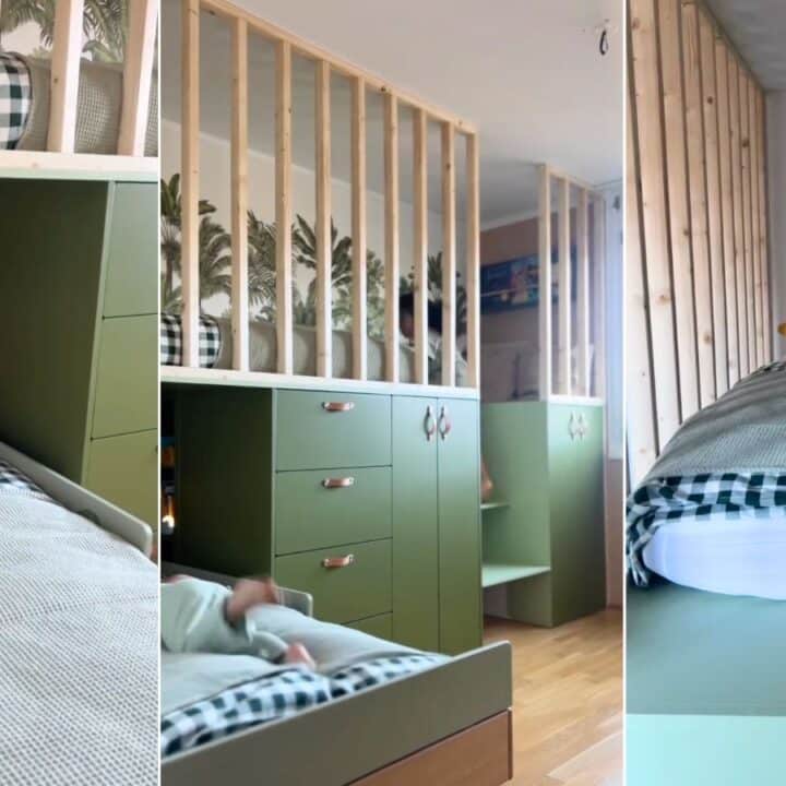 Loft Bed Storage Hacked From An IKEA Dresser, So Good!