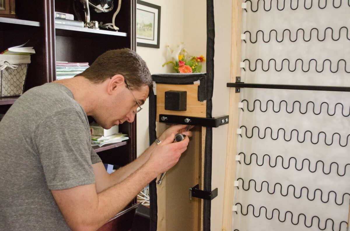 Adjust the legs for the bed risers