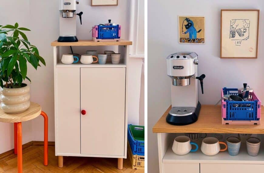coffee cabinet for coffee station ideas
