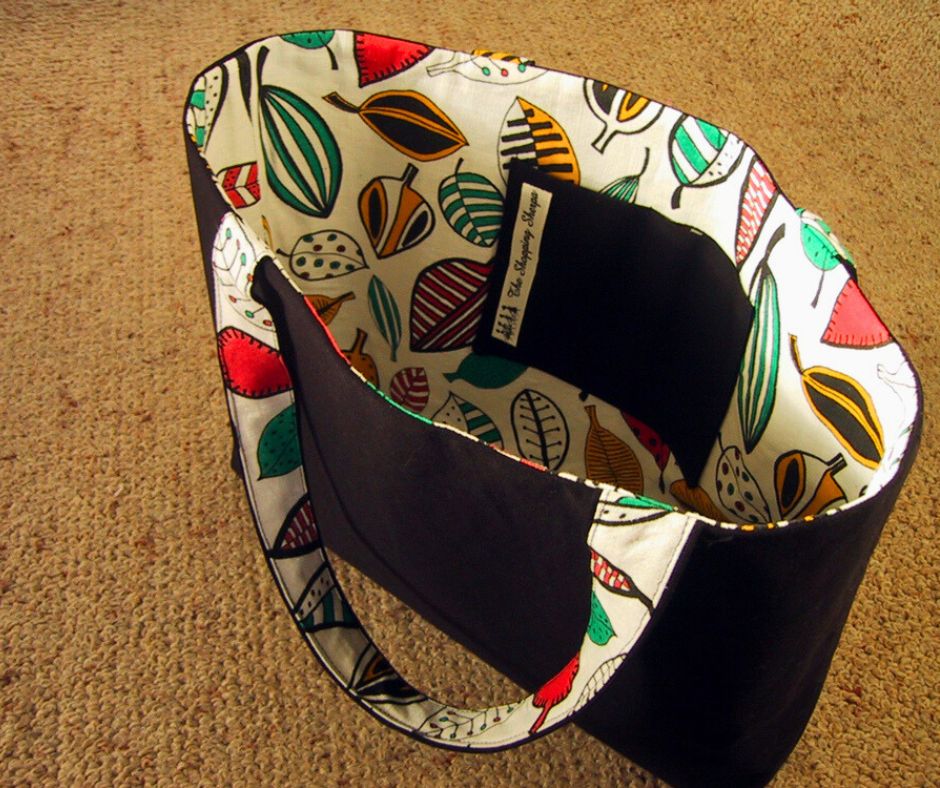 Tote Bag made with IKEA textiles