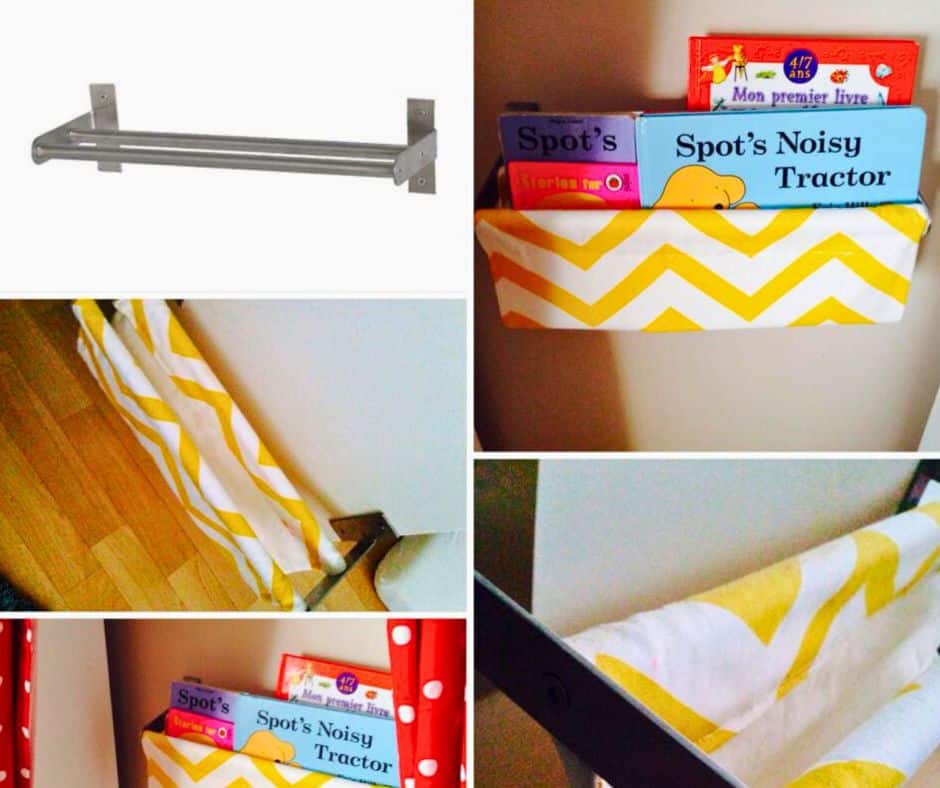 DIY fabric book sling hack
