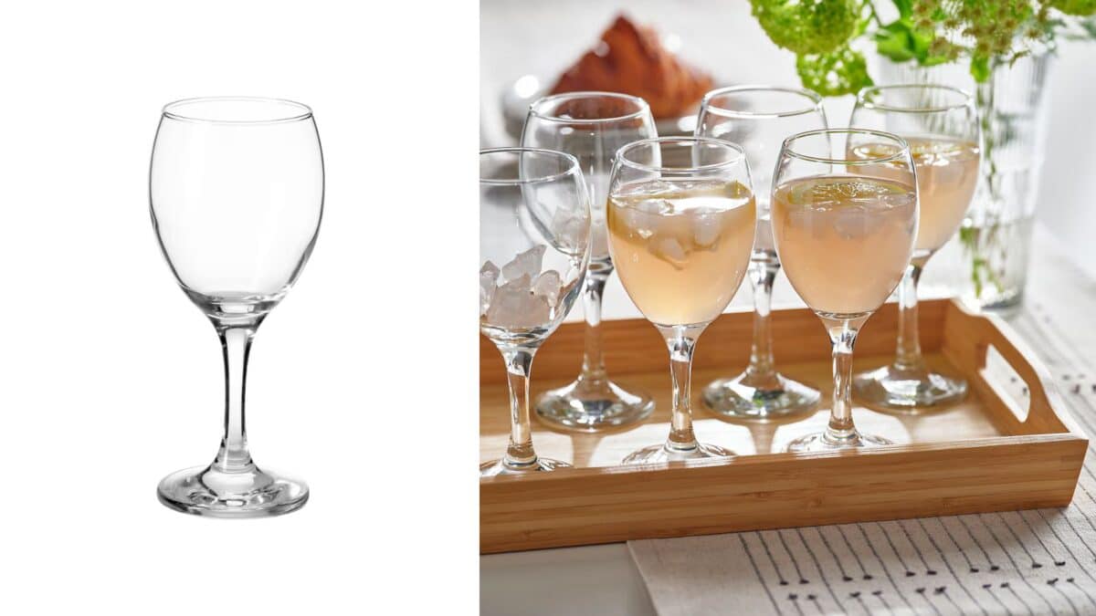 ÄNKEBLOMSTER wine glass