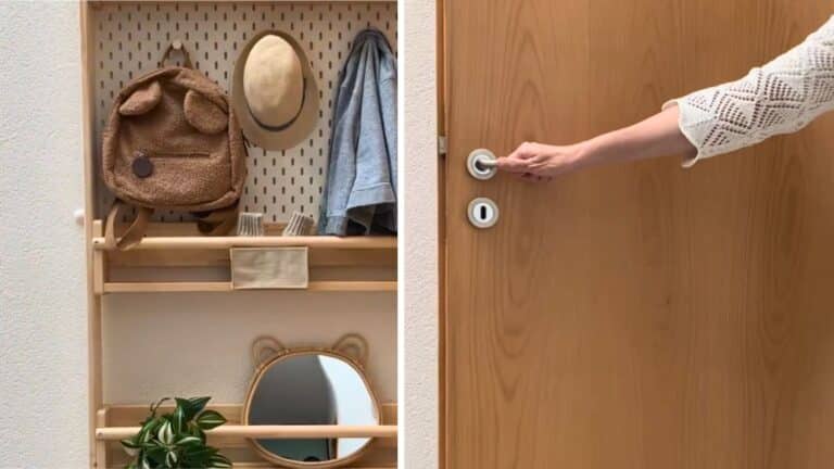 behind the door storage diy