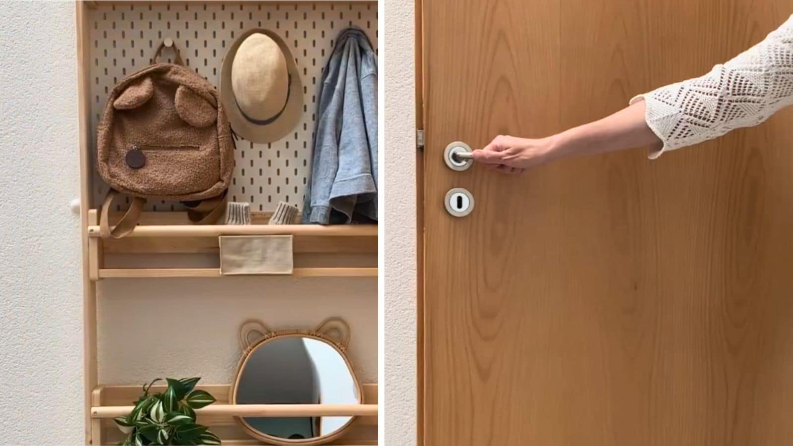 An IKEA Hack That Works Wonders For The Often Ignored BehindTheDoor Space