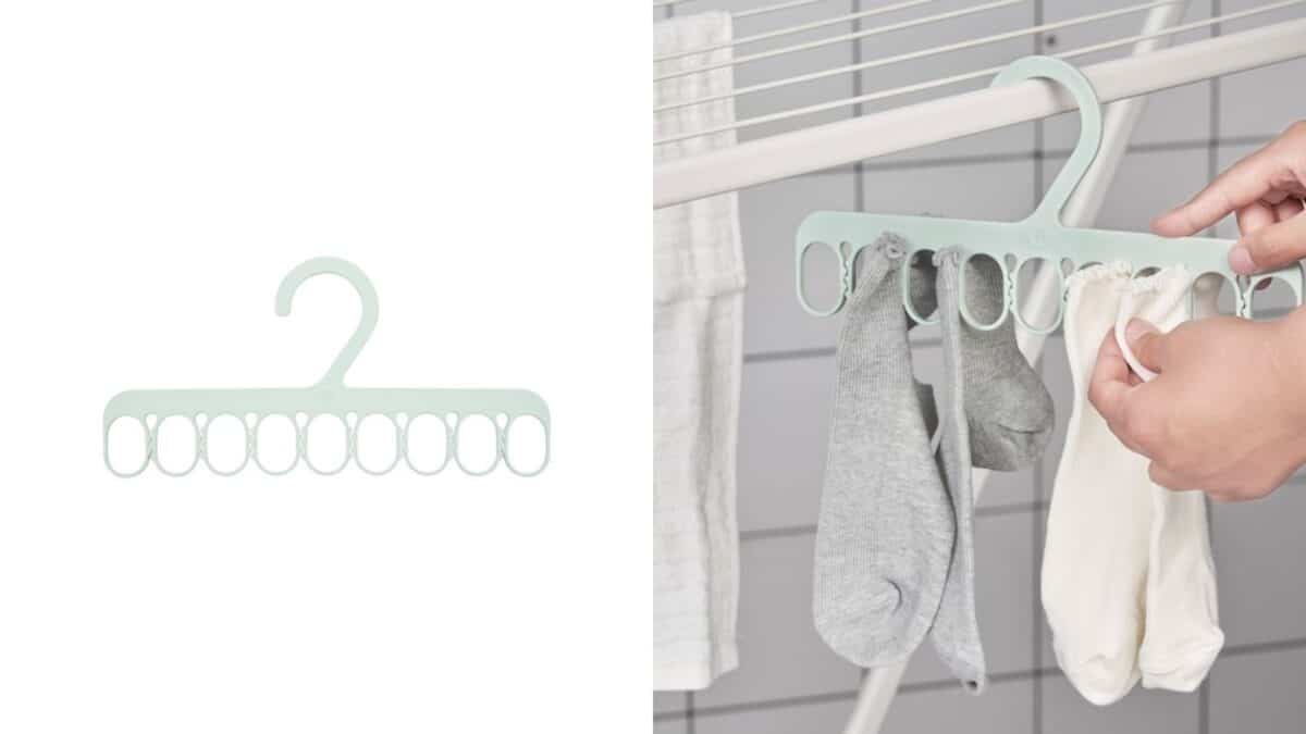 slibb hanger with 8 grip-clips