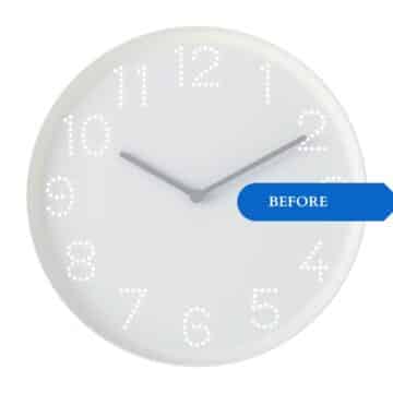 IKEA TROMMA Wall Clock, White