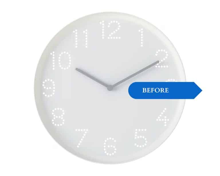 IKEA TROMMA Wall Clock, White