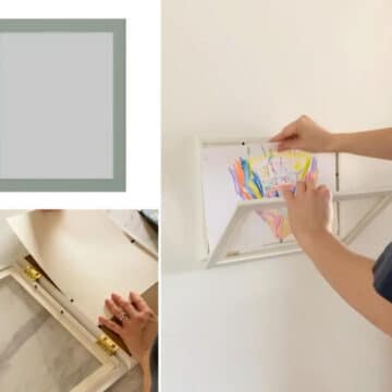 picture changing frames ikea hack