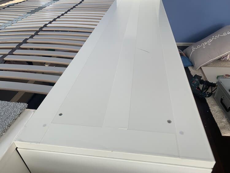 top panel with cloth tape
