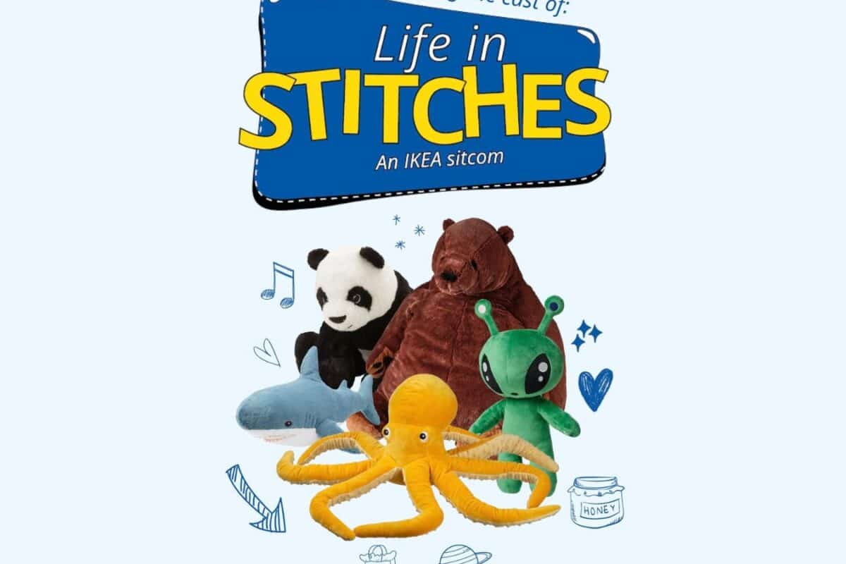 IKEA Life In Stitches Plush Toys Sitcom characters