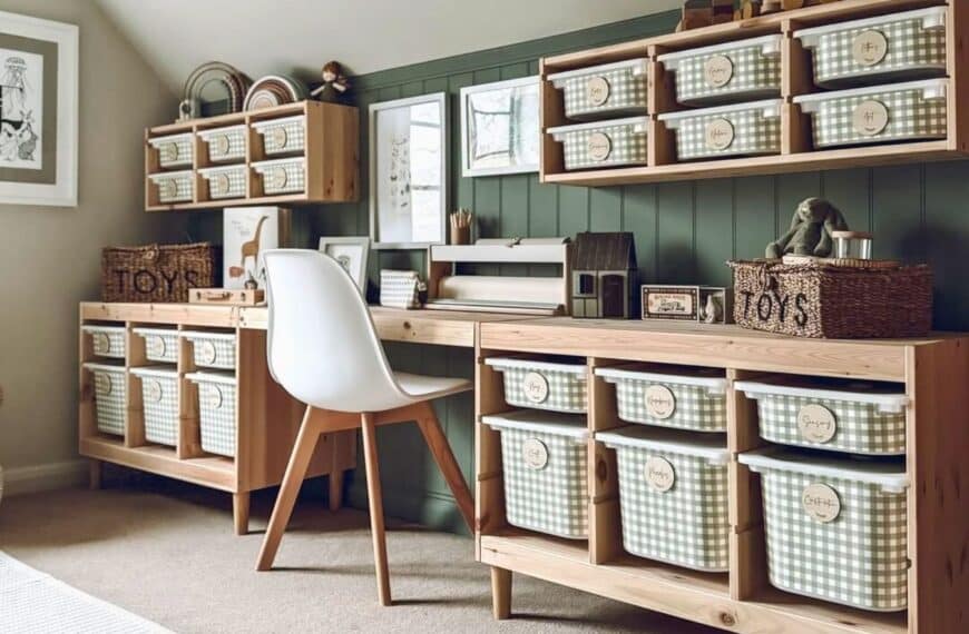 trofast kids desk and storage hack