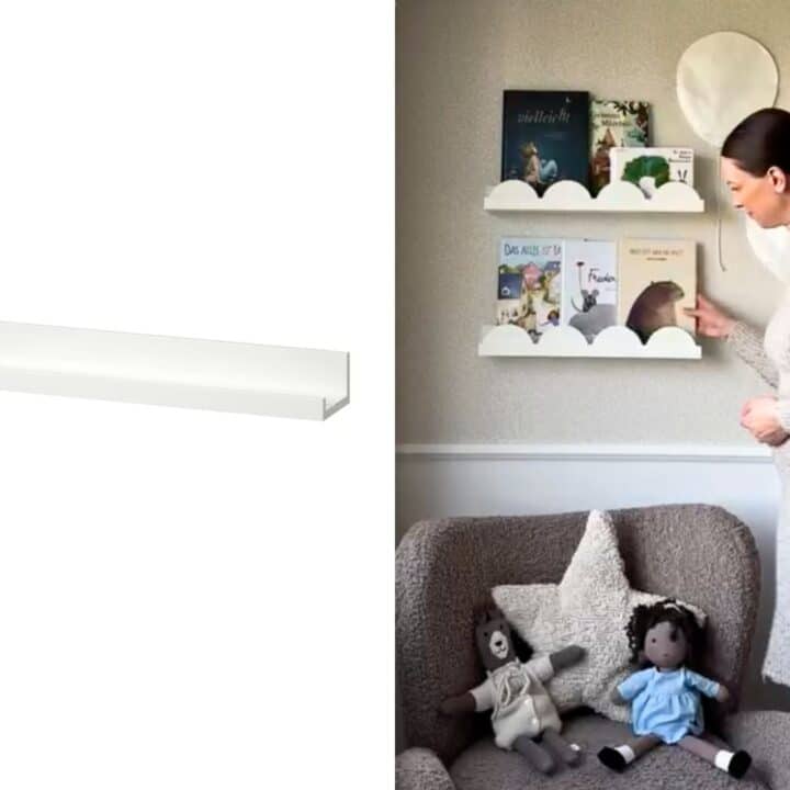 DIY floating shelves: Alexia's unique and creative IKEA hack