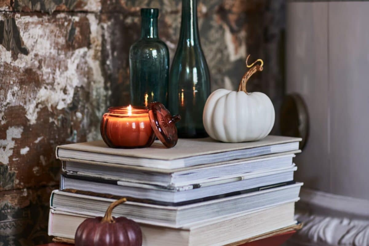 $30 IKEA Challenge: My Festive Fall Home Decor Vignette