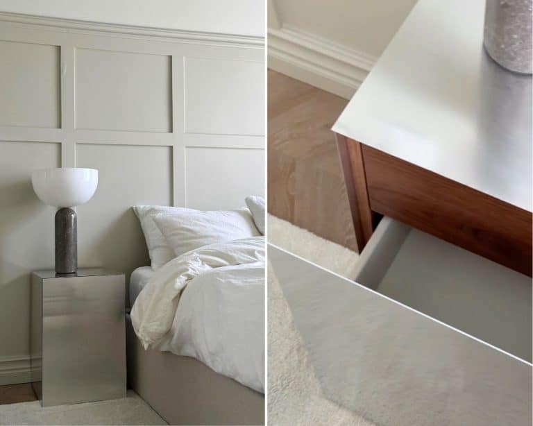 chrome nightstand ikea eket hack