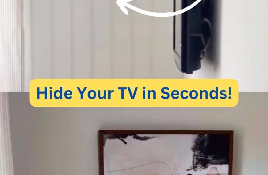 IKEA Picture frames hacked to hide the TV and conceal wires