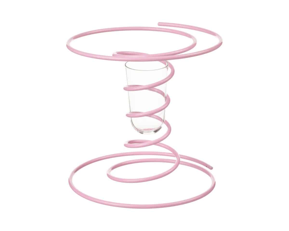 18 - IKEA Hackers VINTERFINT Pink Spiral Vase