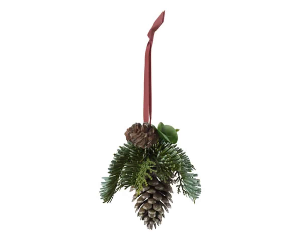 Front porch christmas decor - VINTERFINT Hanging Pinecone Decoration