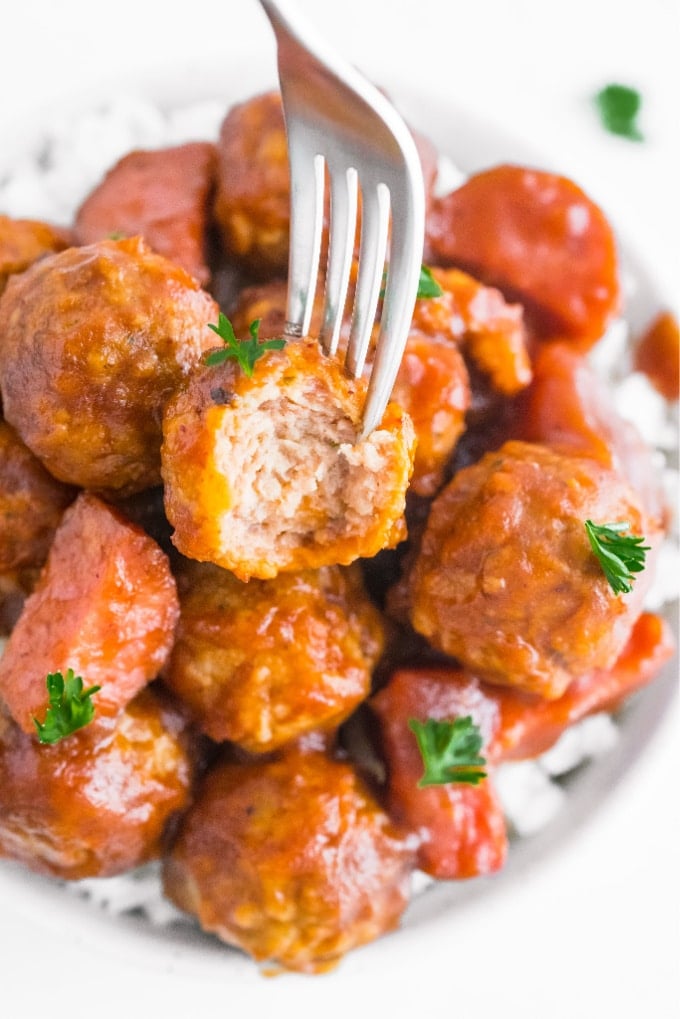 Cranberry-Meatballs - IKEA Hackers cranberry meatball recipe using IKEA meatballs
