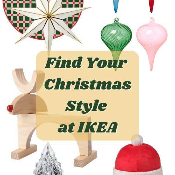 Christmas decor ideas with IKEA Finds