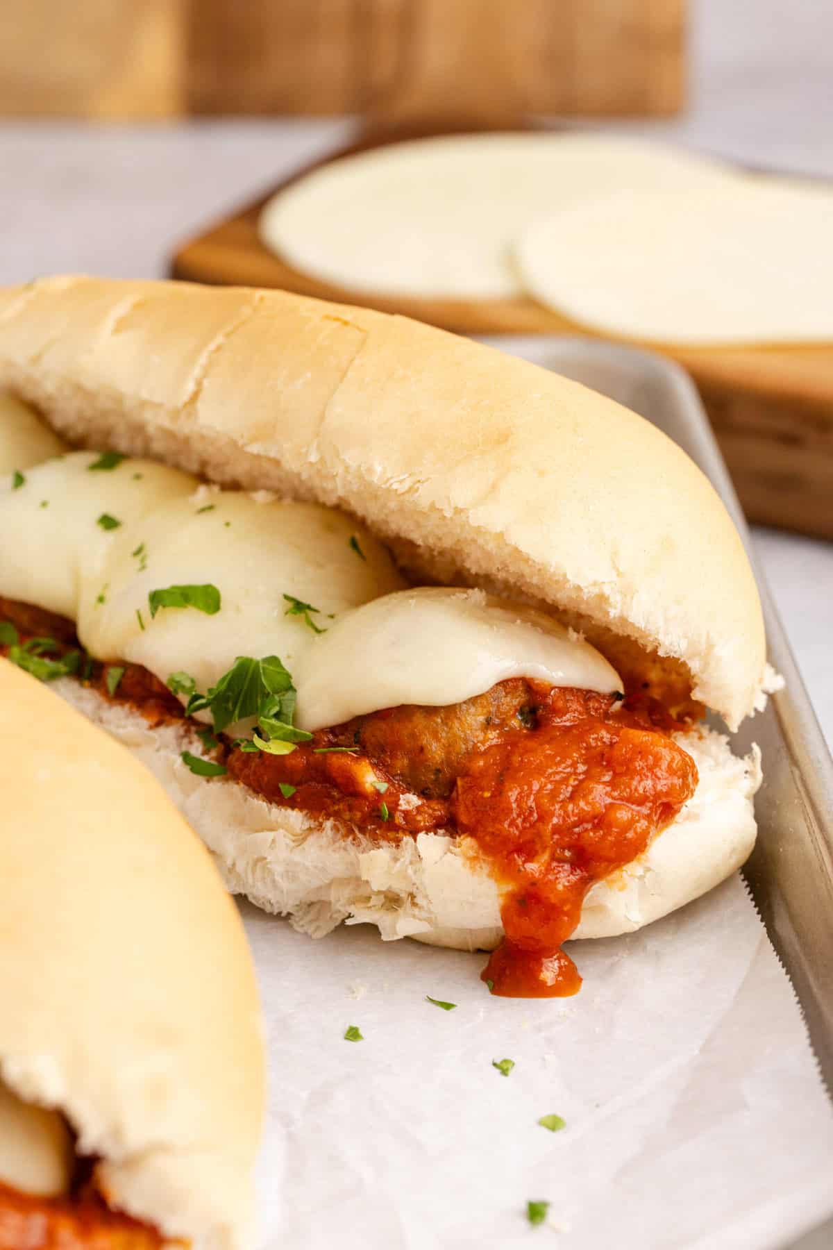 Meatball-Parmigiana-Sub-Easy-Dinner-My-Rad-Kitchen-0005 - IKEA Hackers Meatball Parmigiana Sub Sandwich recipe