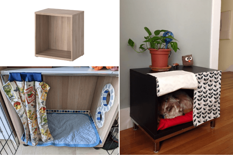 end table dog bed hack