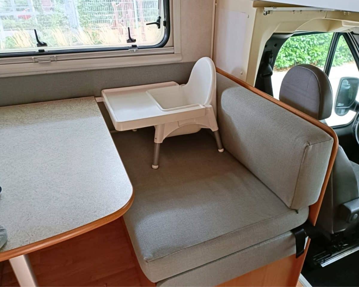 ikea antilop high chair hack into a low chair