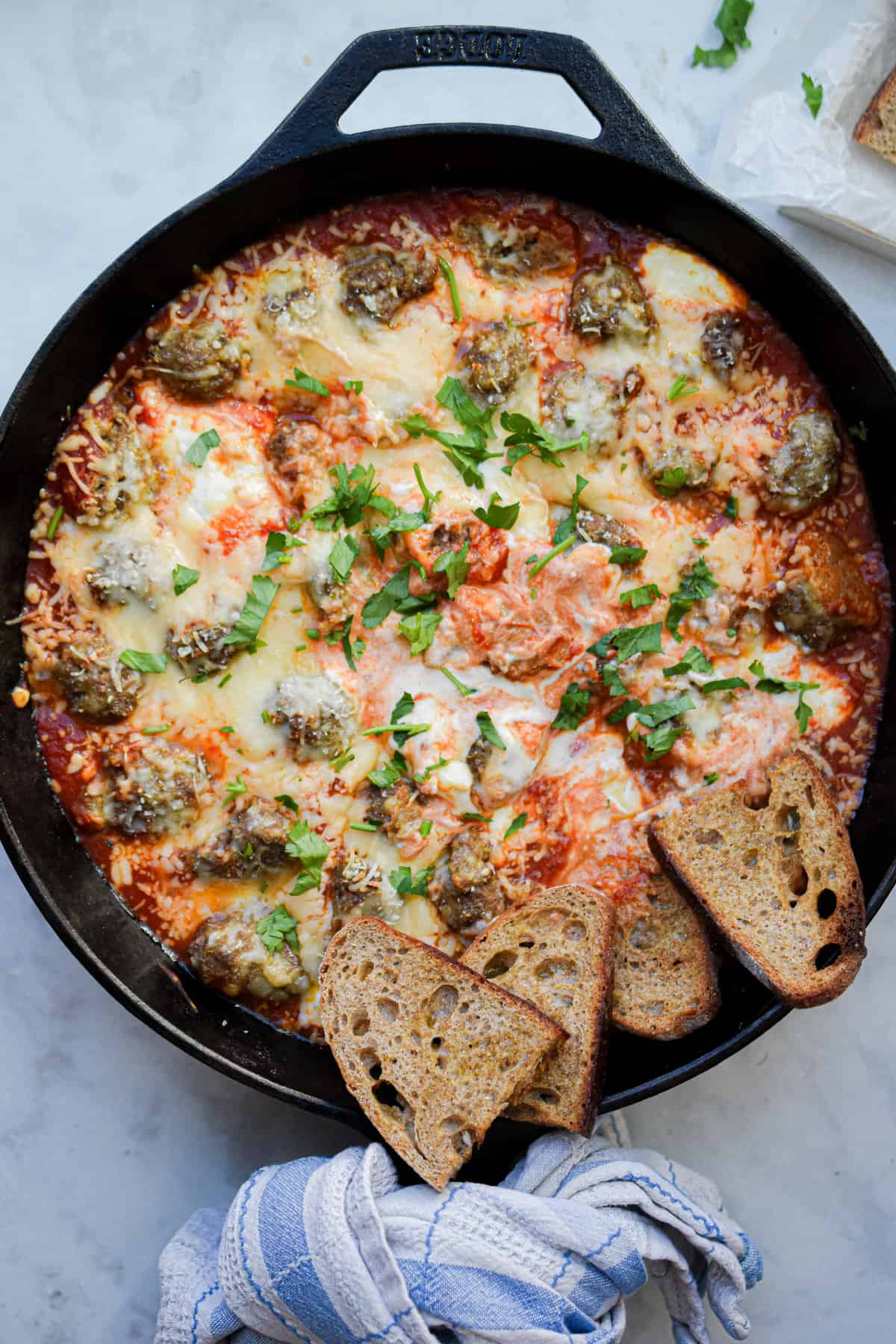 meatball-sub-dip-04 - IKEA Hackers Cheesy Italian Meatball Sub Dip recipe