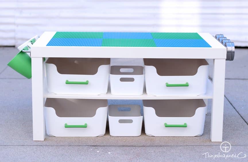 Modern-Lego-Table - IKEA Hackers Modern LEGO Table with storage and build surface