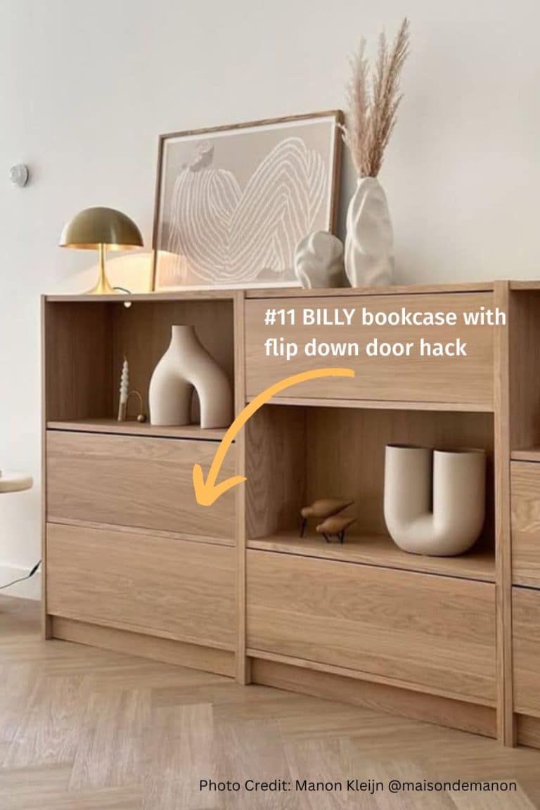 easy ikea hacks - IKEA Hackers easy IKEA Hacks - billy bookcase with flip down down