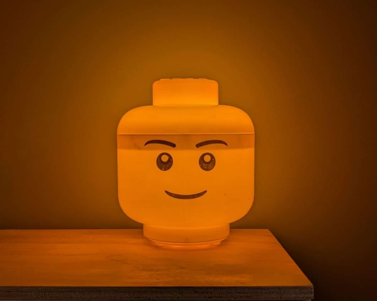 7 - IKEA Hackers LEGO storage head lamp