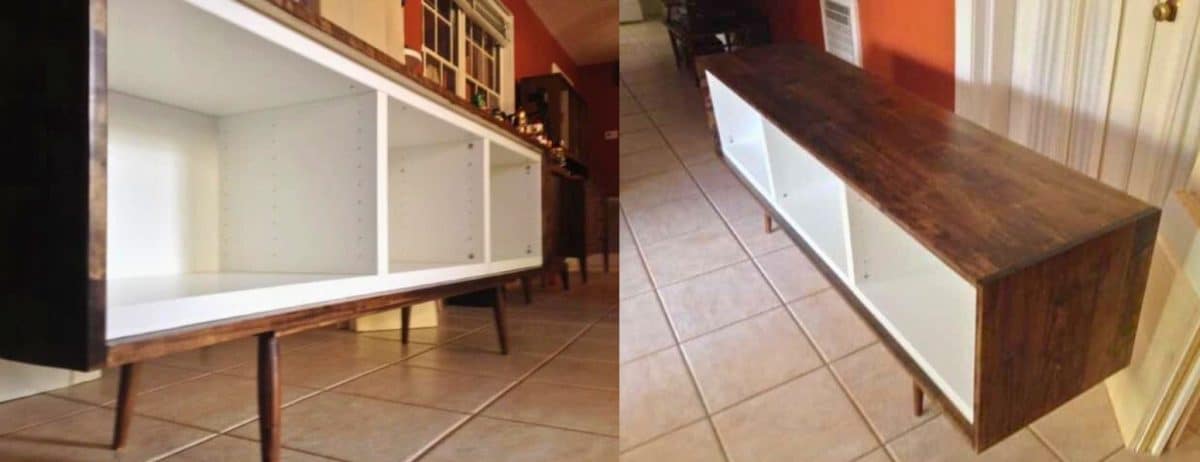 MCM ikea besta tv stand - IKEA Hackers MCM ikea besta tv stand