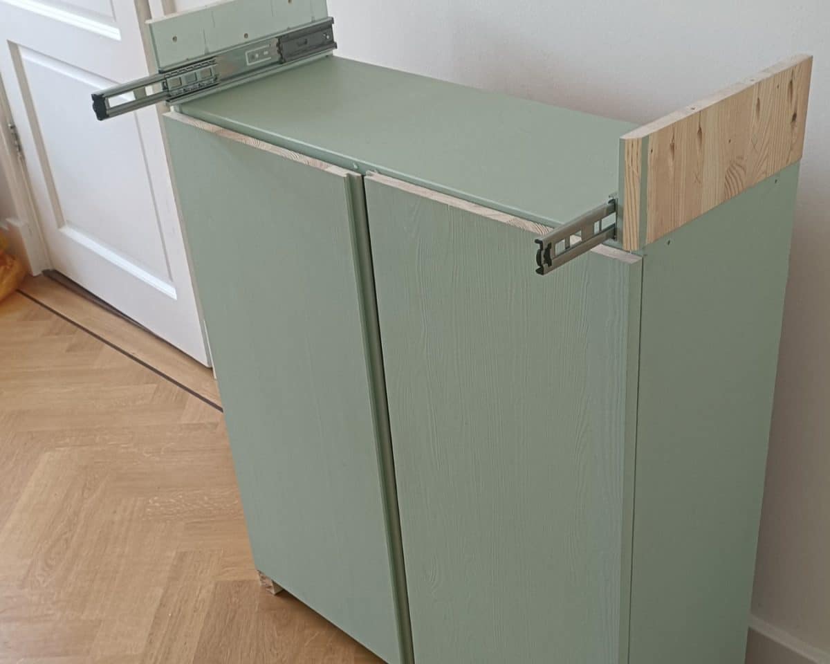 adding drawer to IVAR cabinet