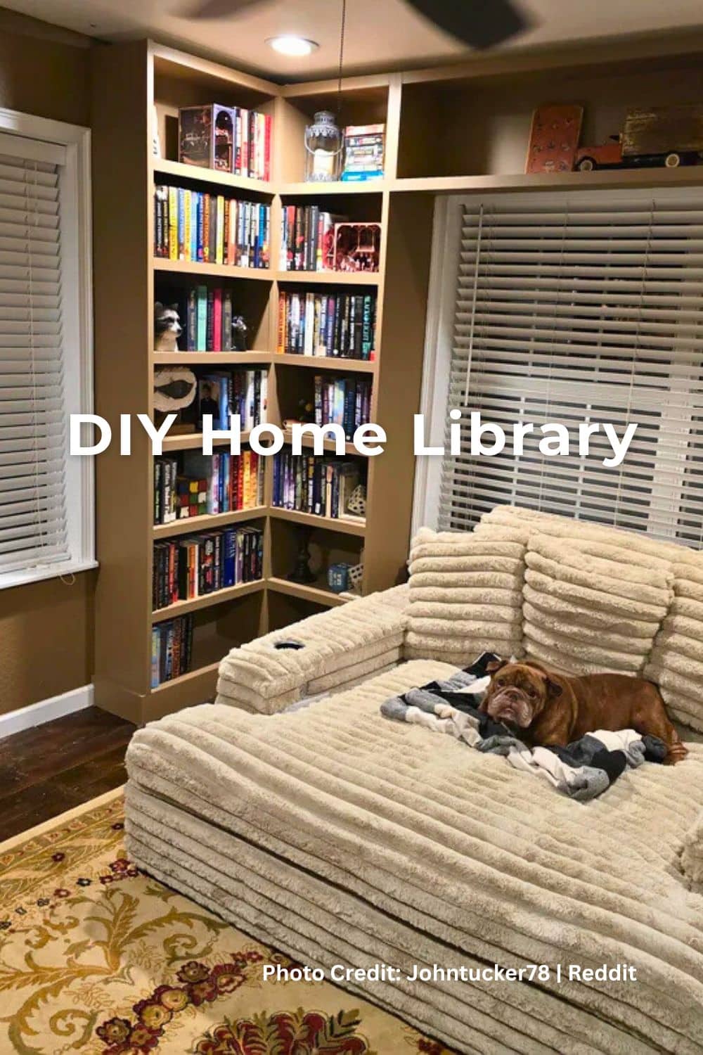 DIY home library billy bookcase hack